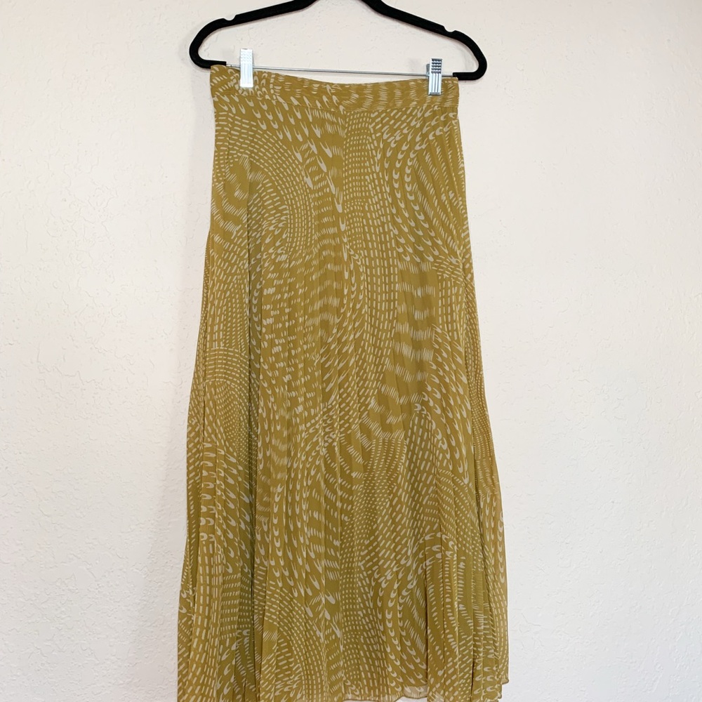 Japna Mustard A-Line Skirt